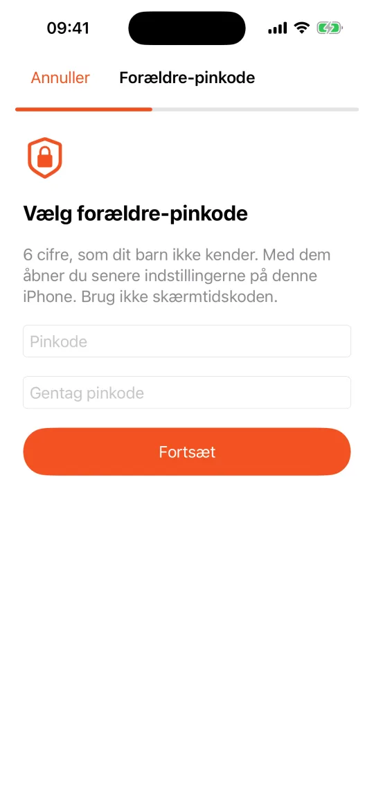 Børne-iPhone: vælg forældre-pinkode