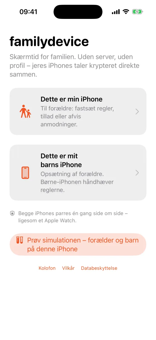 Startskærm: Dette er min iPhone / mit barns iPhone