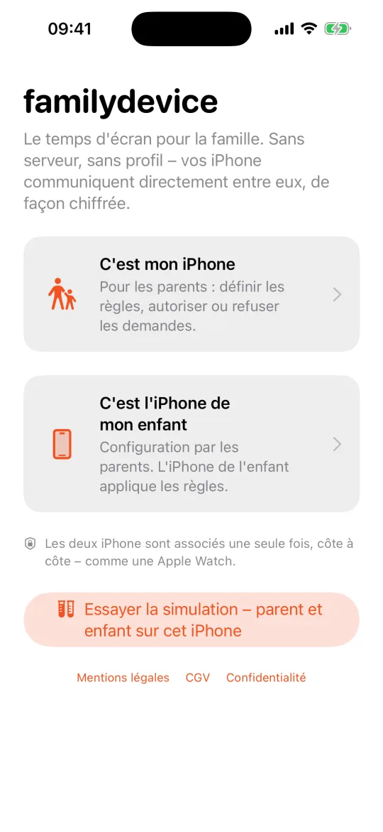 Écran de démarrage : C'est mon iPhone / C'est l'iPhone de mon enfant