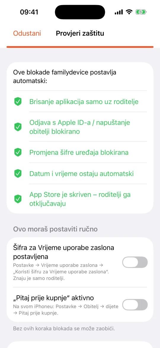 iPhone djeteta: provjeri zaštitu