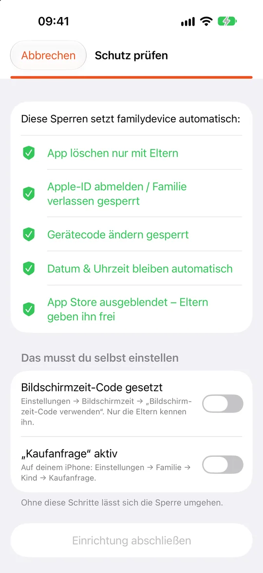 Kinder-iPhone: Schutz prüfen