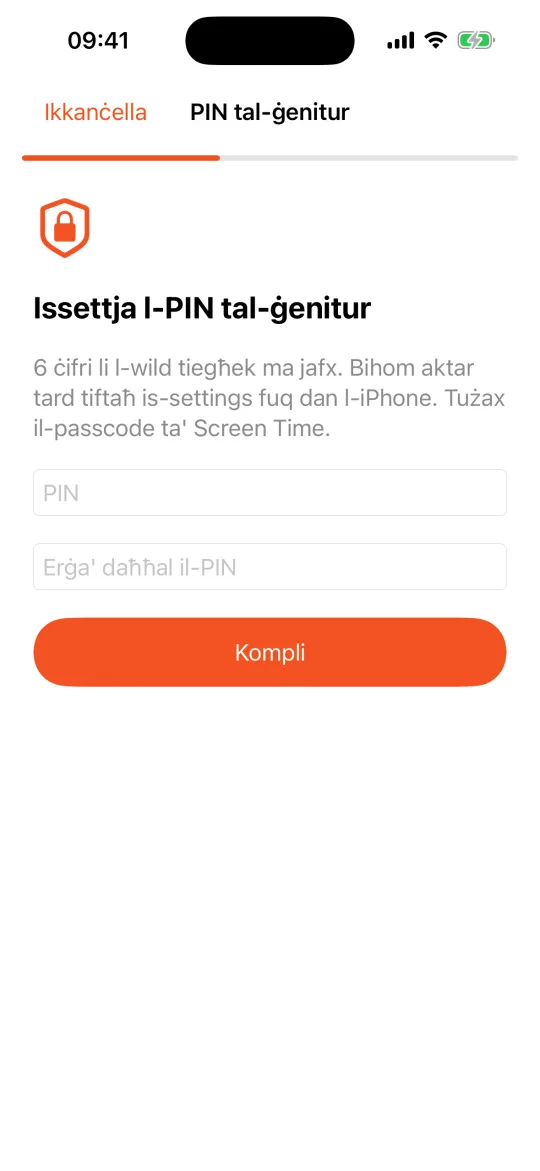 iPhone tal-wild: issettja l-PIN tal-ġenitur