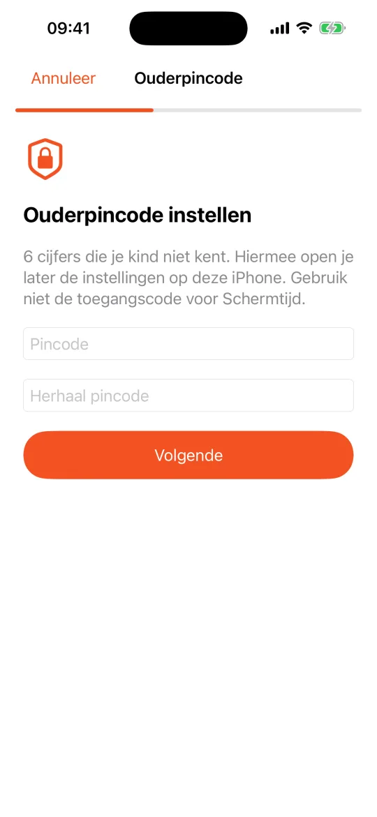 Kinder-iPhone: ouderpincode instellen
