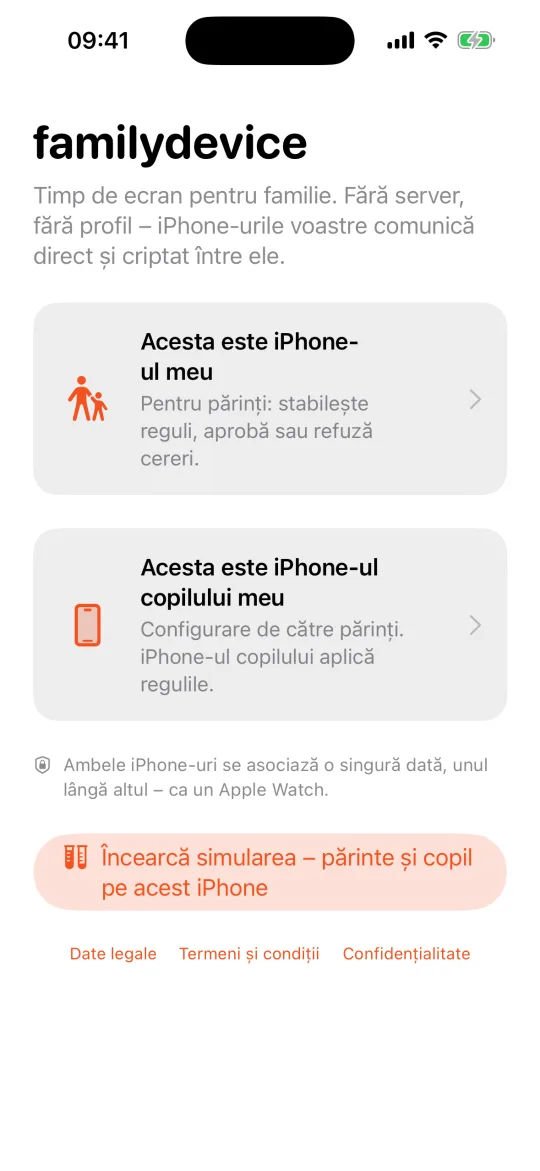 Ecranul de start: Acesta este iPhone-ul meu / iPhone-ul copilului meu