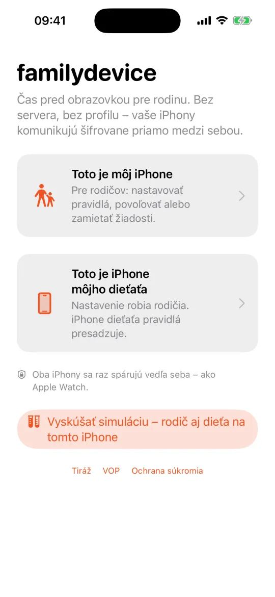 Úvodná obrazovka: Toto je môj iPhone / iPhone môjho dieťaťa