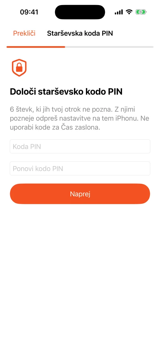 Otrokov iPhone: določi starševsko kodo PIN