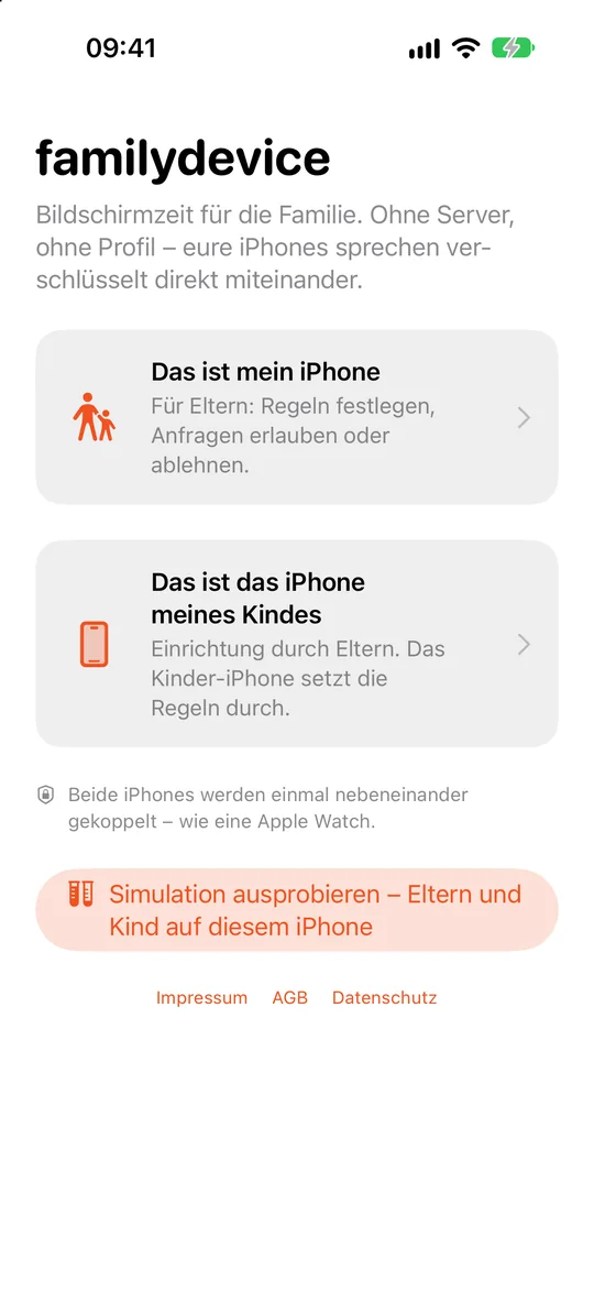 Startbildschirm: Das ist mein iPhone / das iPhone meines Kindes